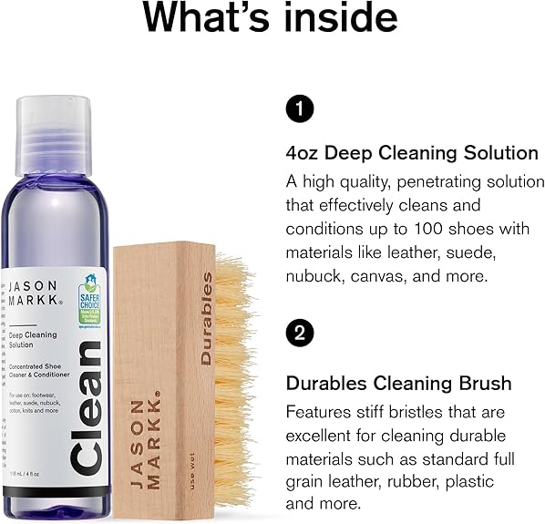 香港現貨|全港免運|Jason Markk - ESSENTIAL KIT Deep Cleaning Solution 波鞋鞋履深層清潔套裝