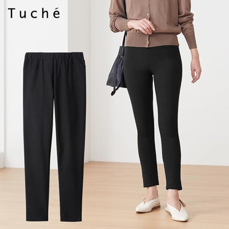 日本預訂|全港免運|Gunze - Tuche Women’s Leggings 人造絲混紡緊物褲 9分褲 彈性修腳 Skinny Fit【約10-15個工作日內寄出】