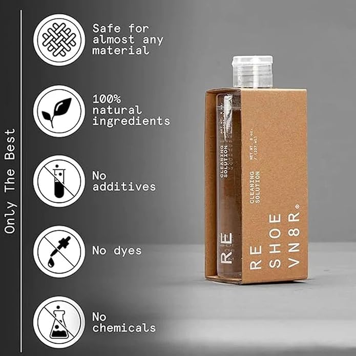 香港現貨|全港免運|Reshoevn8r - R8 Refresh Kit 洗鞋套裝 鞋類波鞋清潔套裝 (8oz清潔劑+刷) 適用於運動鞋、網布、帆布、絨面革、針織、皮革的清潔套裝