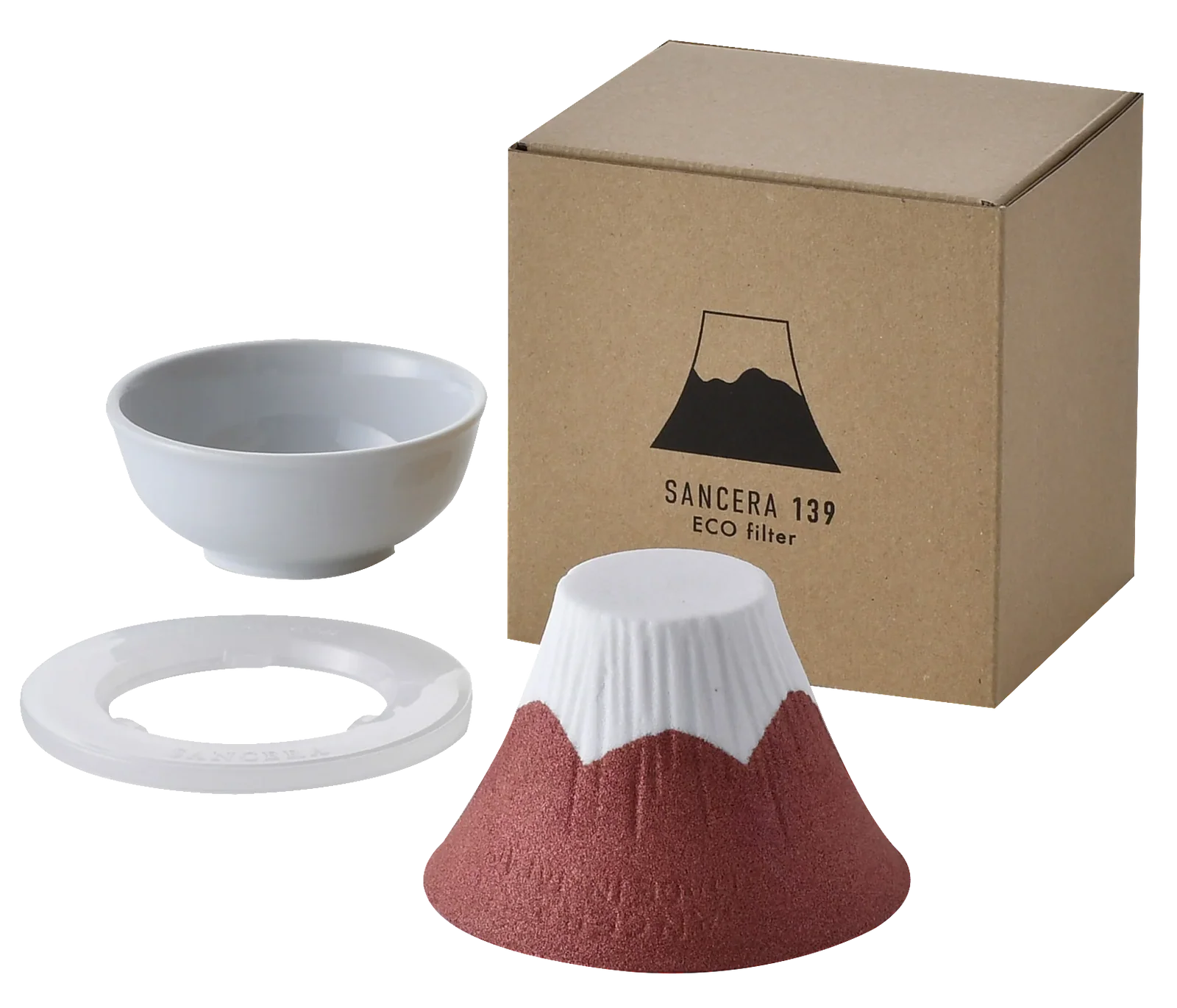 日本預訂|全港免運|SANCERA 139 - COFIL fuji 富士山手沖咖啡濾杯 Coffee Dripper (*購買前請先看注意事項|新版已轉膠濾杯托*)