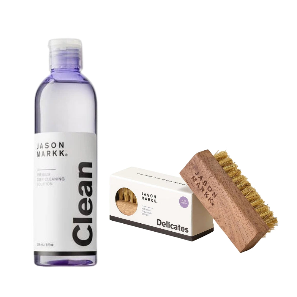 香港現貨|全港免運|Jason Markk - Premium Deep Cleaning 8oz + Premium Brush 波鞋鞋履深層清潔套裝 (Essential Kit 店長自組升級套裝)
