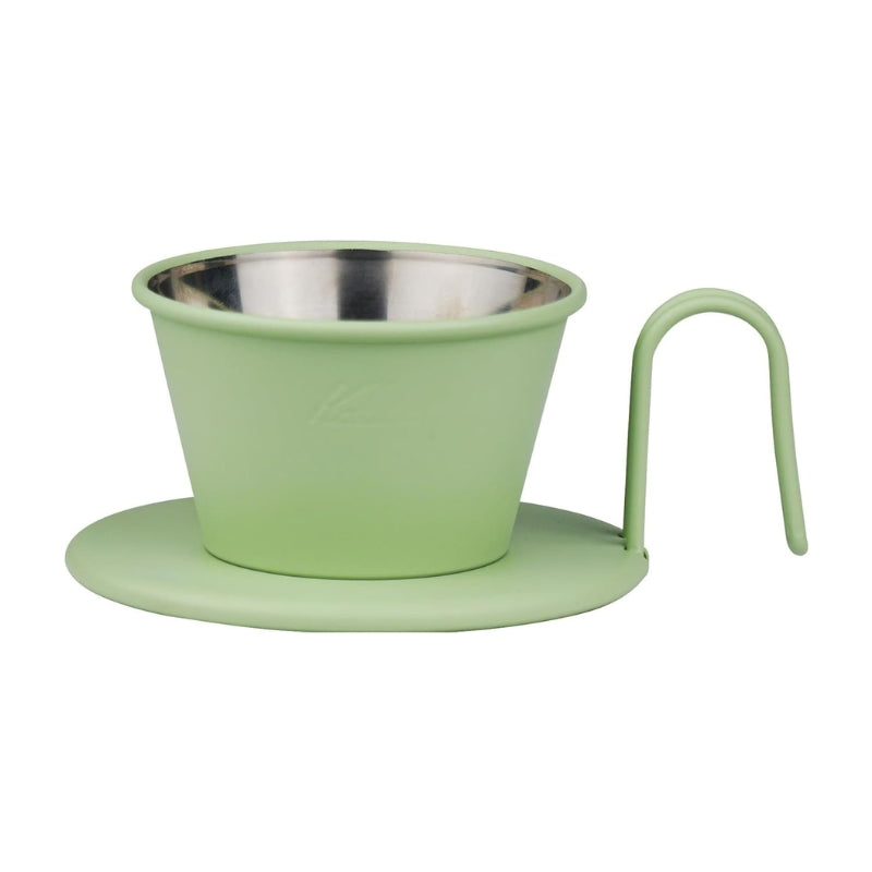 日本預訂|全港免運|Kalita - Earth系列不銹鋼咖啡濾杯 Wave Coffee Dripper WDS-155【約2-3個星期內寄出】
