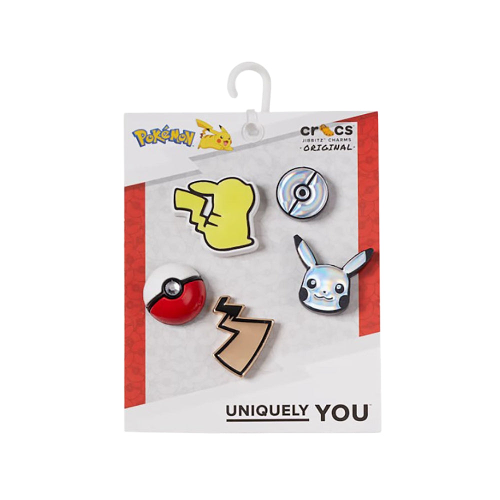 日本預訂|全港免運|Crocs - 日本版Charms 洞洞鞋扣 Pokemon 5件組 【平行進口|約10-15個工作日內寄出】