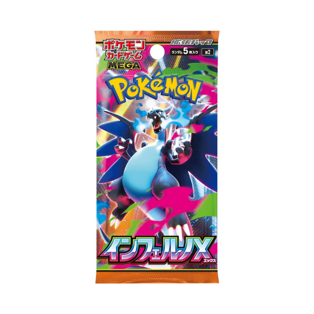 日版現貨|全港免運|Pokemon寶可夢 - PTCG M2 MEGA Inferno X 原盒原膜未拆封 (擴充包 30包/盒) インフェルノX 烈獄狂火X