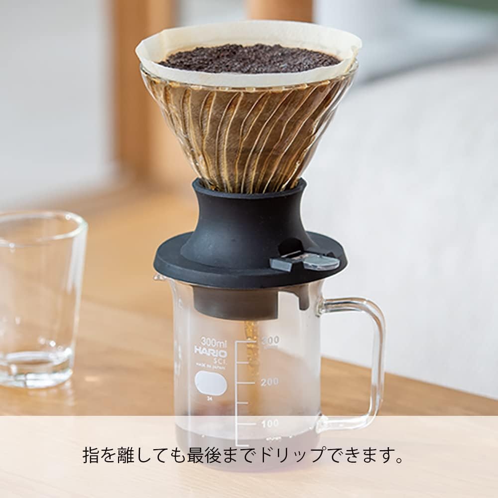 日本預訂|全港免運|HARIO - 浸漬式濾杯360ml 附40張濾紙 (聰明濾杯) Immersion Dripper SWITCH SSD-360-B【平行進口|約2-3星期內寄出】