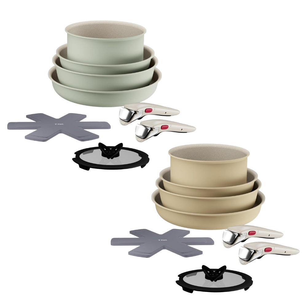 日本預訂|全港免運|T-Fal - 日本版Tefal Ingenio Neo可拆式手柄慳位廚具套裝 (10件裝, IH適用) 日本獨家設計款【約2-3個星期內寄出】