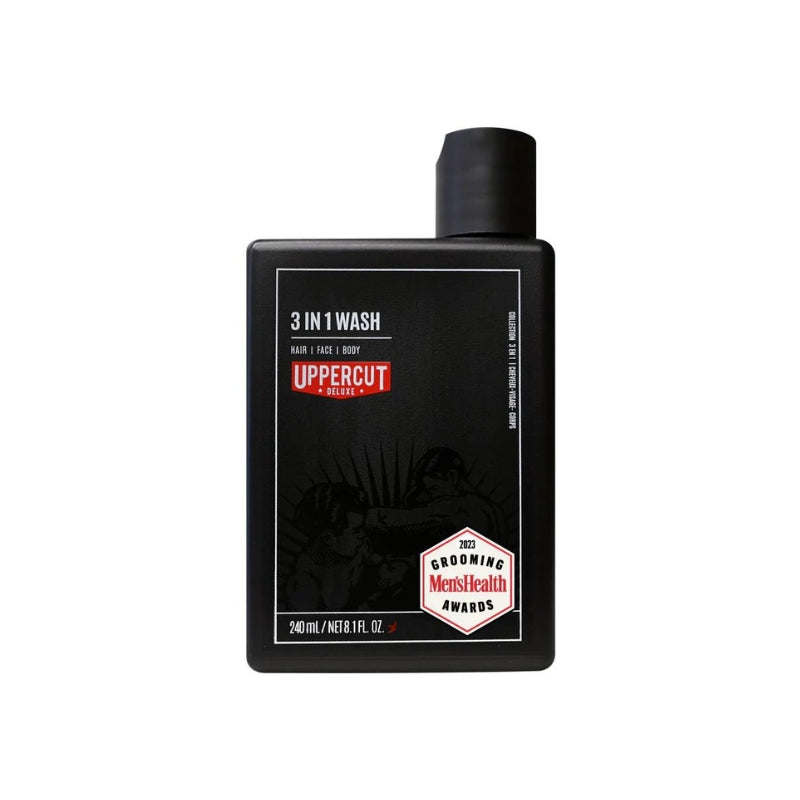 香港現貨|全港免運|UPPERCUT - DELUXE 拳擊手 3in1 Wash 三合一洗髮沐浴露 (240ml)