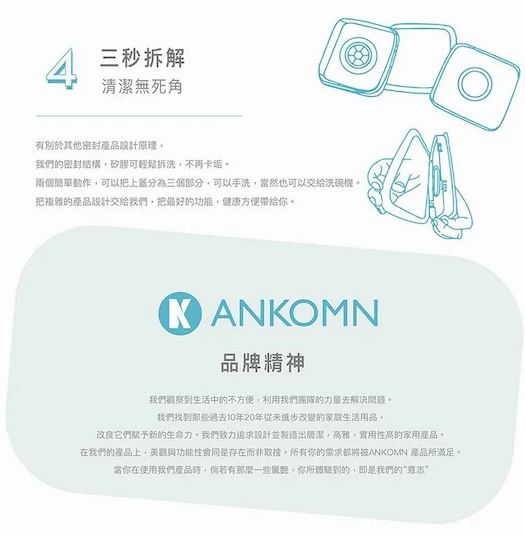 清貨|全港免運|ANKOMN - 台灣扭扭盒 EverLock 旋轉氣密保鮮盒保鮮罐 (透明)|一轉氣密延時保鮮 (品牌授權經銷商)