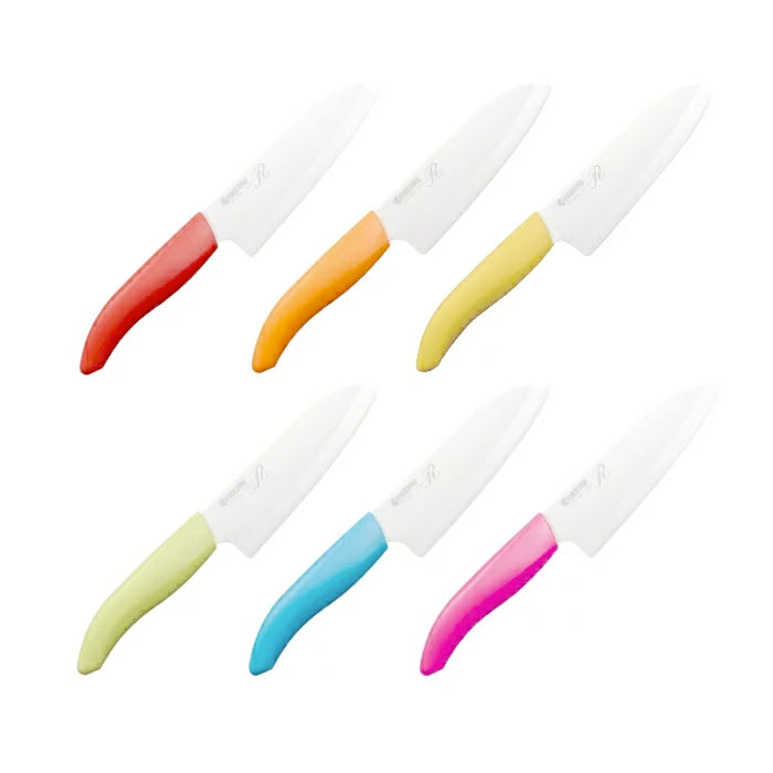 預訂|全港免運|Kyocera - 京瓷 彩色刀柄陶瓷三德刀 小三德刀 140mm【平行進口|約10-15個工作日內寄出】 - Premium Mall HK