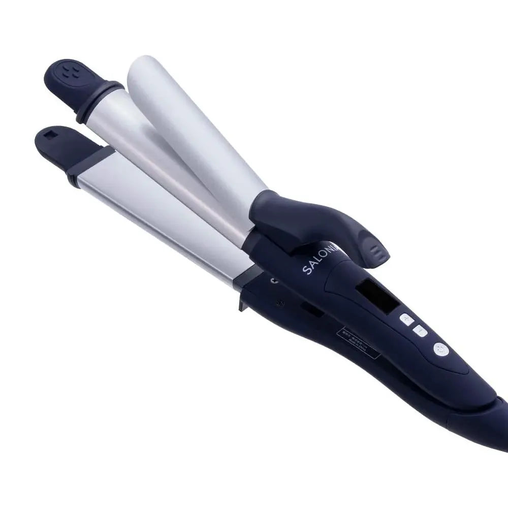 (現貨|全港免運) SALONIA - 直髮曲捲髮兩用 電髮夾 2Way Straight & Curl Iron 旅行用電髮夾/旅行用品 (32mm)【平行進口】 - Premium Mall HK