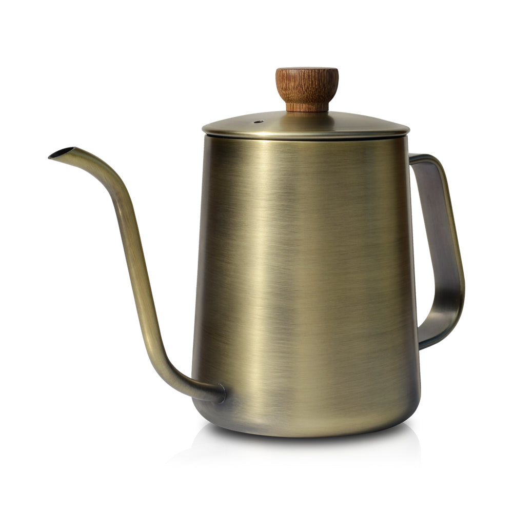 現貨|全港免運|CUG - SUS304優質不銹鋼 咖啡細口手沖壺 600ml (雅黑色/青銅色)