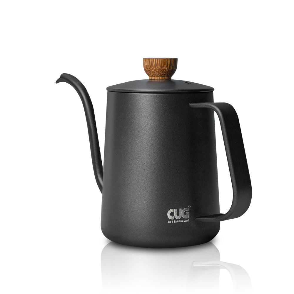 現貨|全港免運|CUG - 不銹鋼咖啡手沖壺 天鵝壺 600ml (CUG-P20406) - 雅黑色