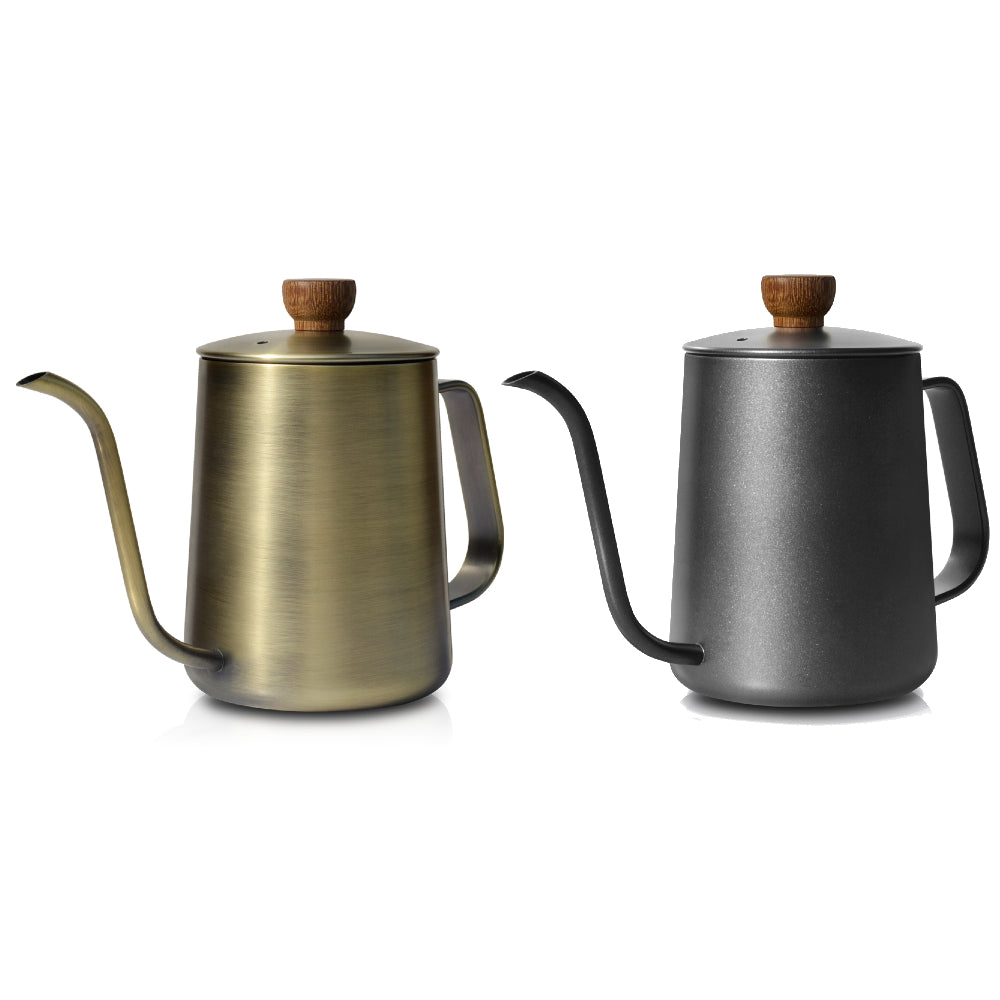 現貨|全港免運|CUG - SUS304優質不銹鋼 咖啡細口手沖壺 600ml (雅黑色/青銅色)