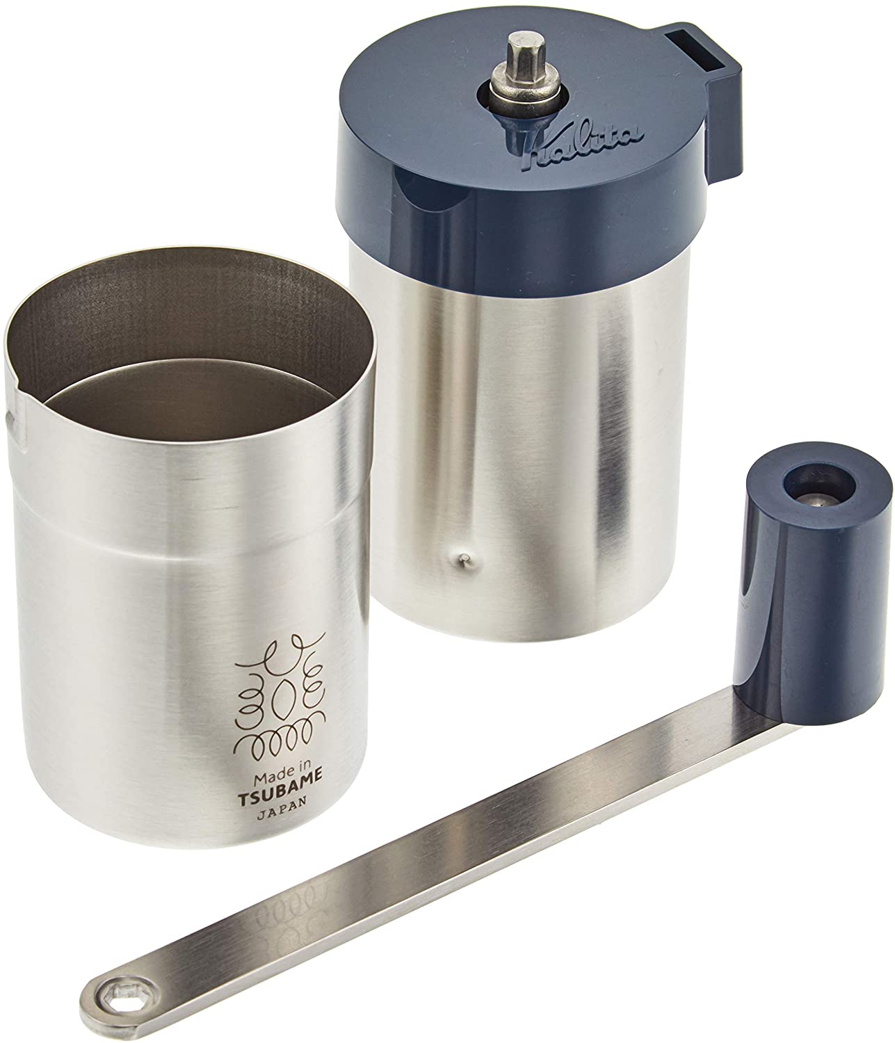 (預訂|全港免運) Kalita & TSUBAME 15g容量 不銹鋼手搖/手動磨咖啡豆機 Coffee Picnic【約10-15個工作日內寄出】