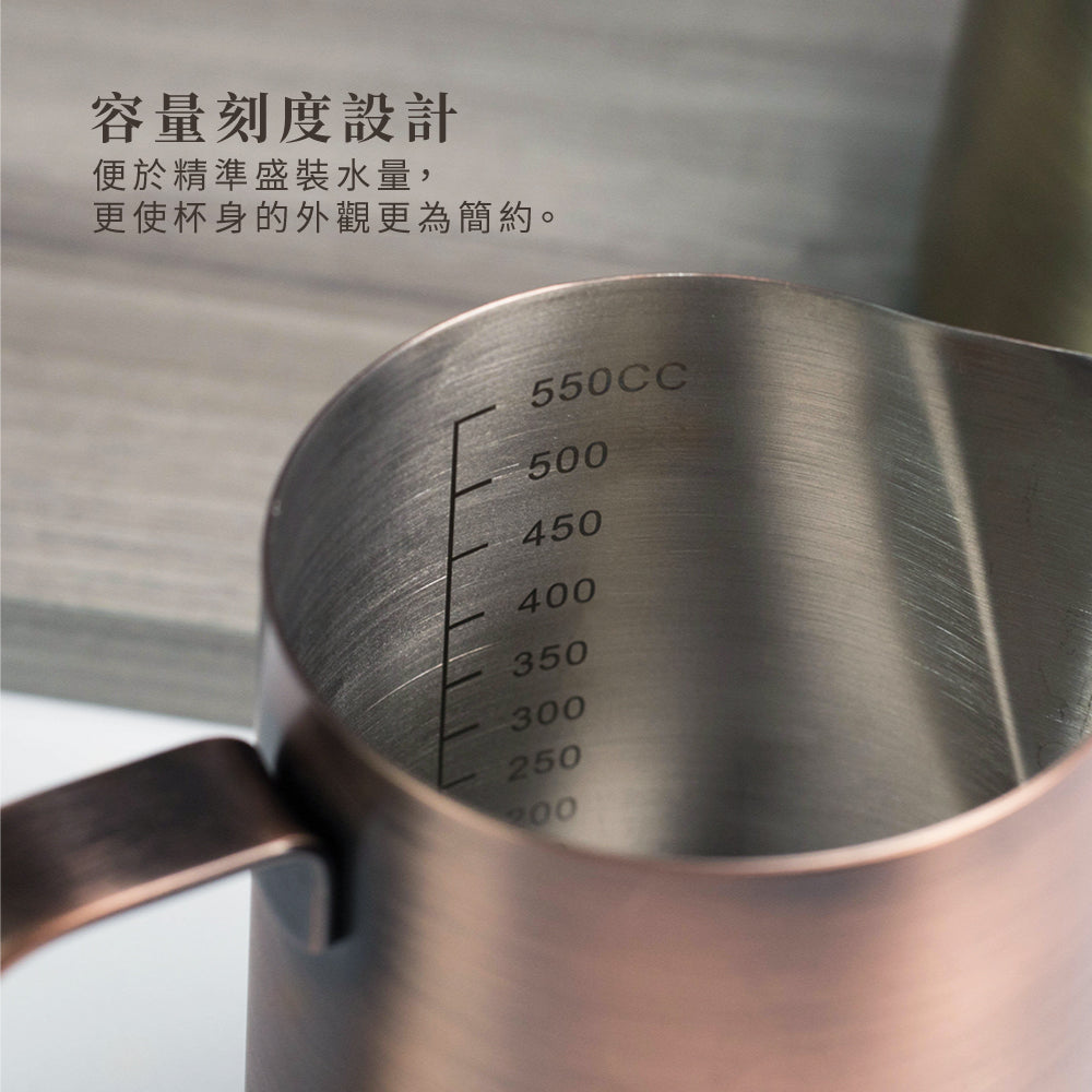 現貨|全港免運|Driver - 髮絲紋不銹鋼拉花杯 Superior系列 奶缸 Milk Pitcher 550ml (品牌授權經銷商)