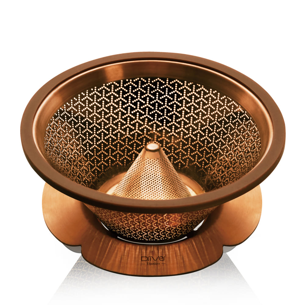 (預訂|全港免運) Driver - 台灣製 小山濾杯 Coffee Dripper 咖啡金 (1-3杯)【約5月下旬寄出】 - Premium Mall HK