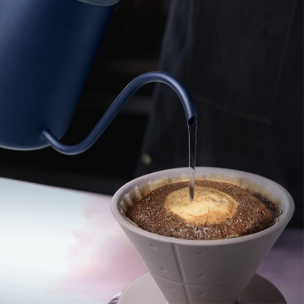 現貨|全港免運|Driver - In Heart 不銹鋼手沖咖啡細口壺 600ml|5mm出水孔|附溫度計|超厚1.0mm壺身 (品牌授權經銷商)