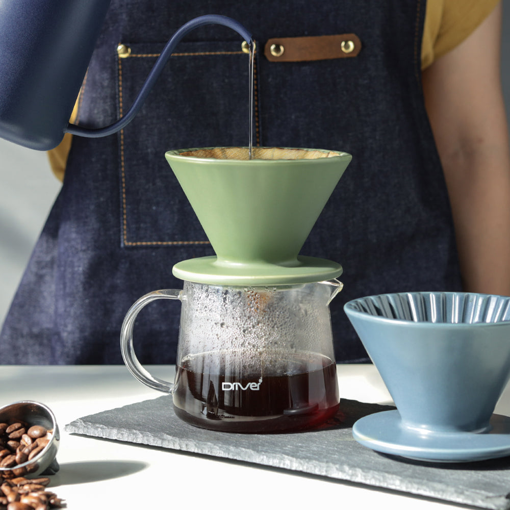 現貨|全港免運|Driver - 竹節陶瓷濾杯 手沖咖啡陶瓷濾杯 1-3杯 (品牌授權經銷商)