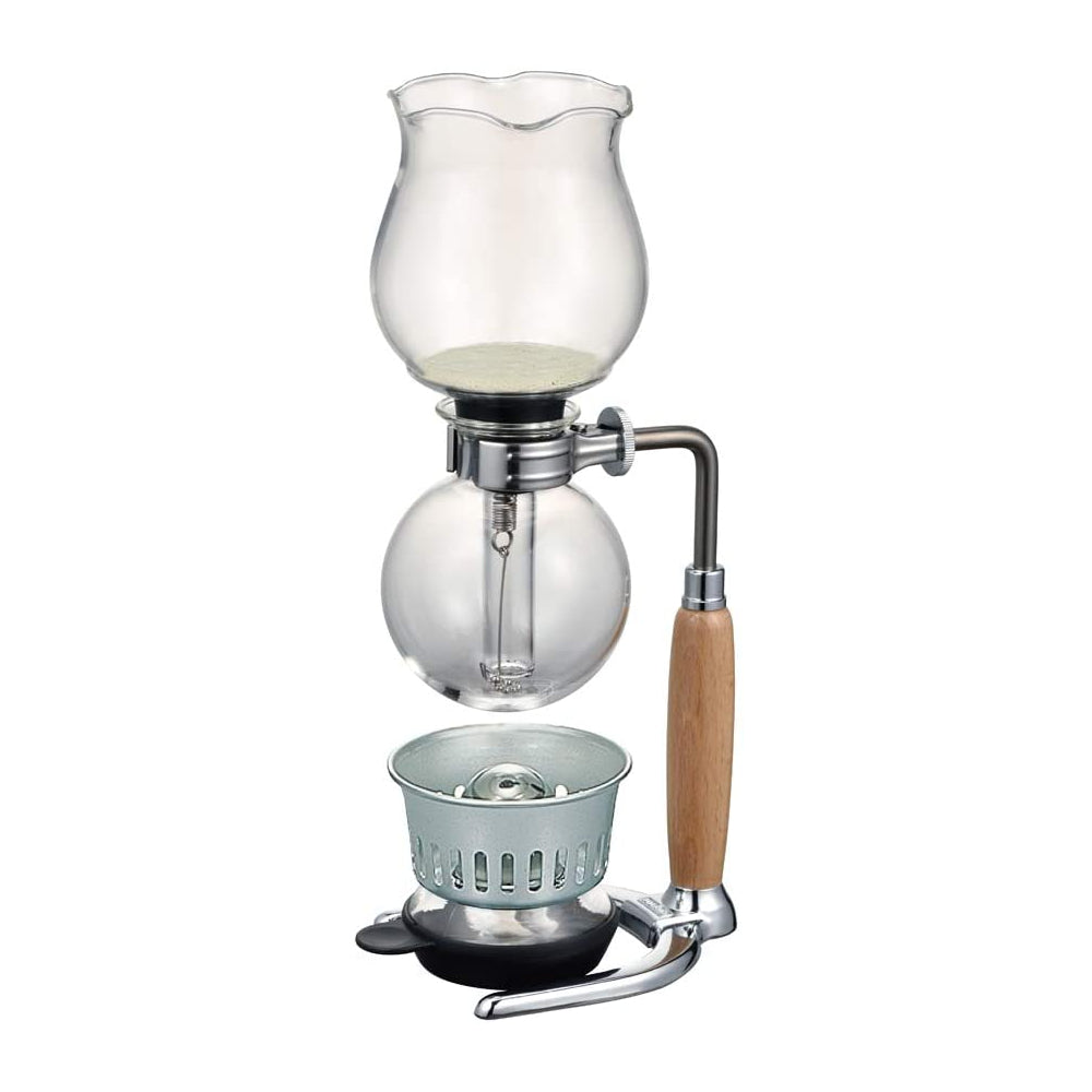 預訂|全港免運|HARIO - 100週年複刻系列 虹吸2人咖啡壺 Coffee Syphone flower 1-2杯 240ml (HCAF-2)【約10-15個工作日內寄出】