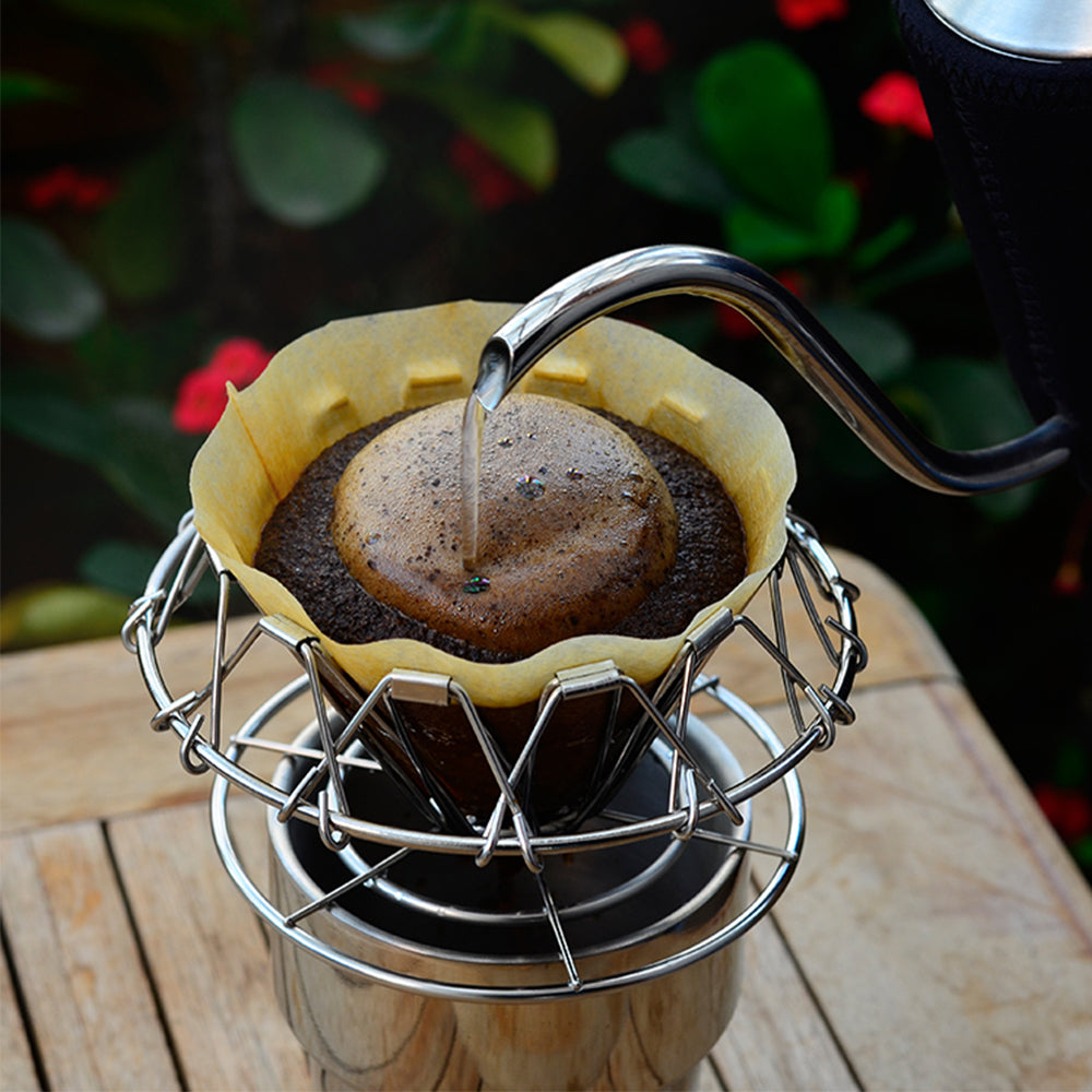 現貨|全港免運|Driver - 可摺疊式手沖咖啡濾杯 錐型 (1-4杯)|兼容V60 01/02濾紙 (品牌授權經銷商)