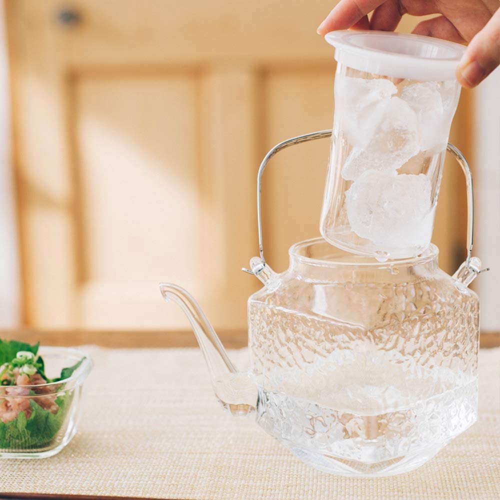 (預訂|全港免運) HARIO 100週年複刻系列 冷酒器 角地炉利 Sake Cooler “Kaku Chirori” 360ml (IDKF-2SV)【約10-15個工作日內寄出】