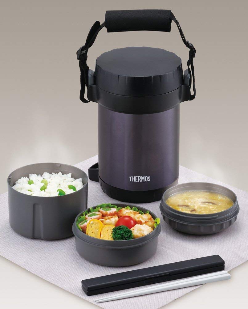 (預訂|全港免運) THERMOS 膳魔師 日本版 真空保温便當盒 飯壺 1.3L JBG-1801【約10-15個工作日內寄出】 - Premium Mall HK