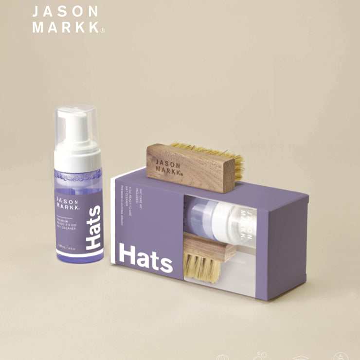 香港現貨|全港免運|Jason Markk - Hat Care Kit 高級即用型帽子清潔套裝 連軟毛刷|專業洗帽 全新洗帽子專用配方 (4oz)