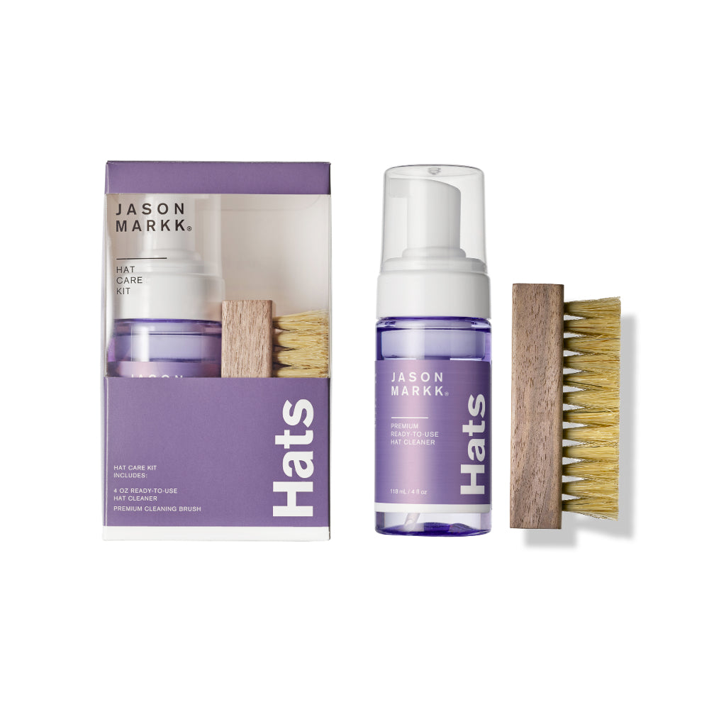 香港現貨|全港免運|Jason Markk - Hat Care Kit 高級即用型帽子清潔套裝 連軟毛刷|專業洗帽 全新洗帽子專用配方 (4oz)
