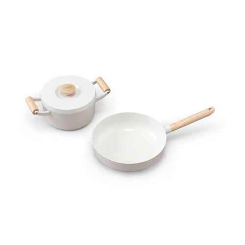 (預訂|全港免運) 日本 Iris Ohyama LUONTO系列 廚具套裝 (3件裝 白色)【約10-15個工作日內寄出】