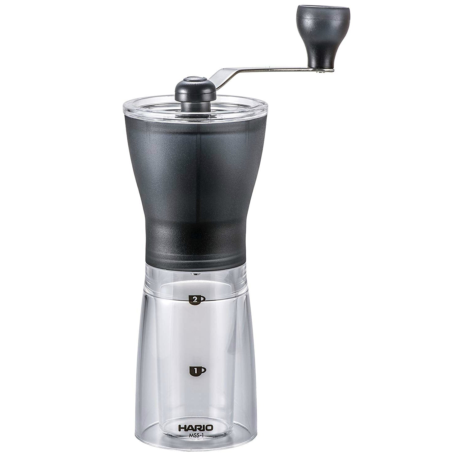 (現貨|全港免運) HARIO 24g容量 輕巧手搖/手動磨咖啡豆機 Coffee Mill Ceramic Slim MSS-1TB【平行進口】 - Premium Mall HK