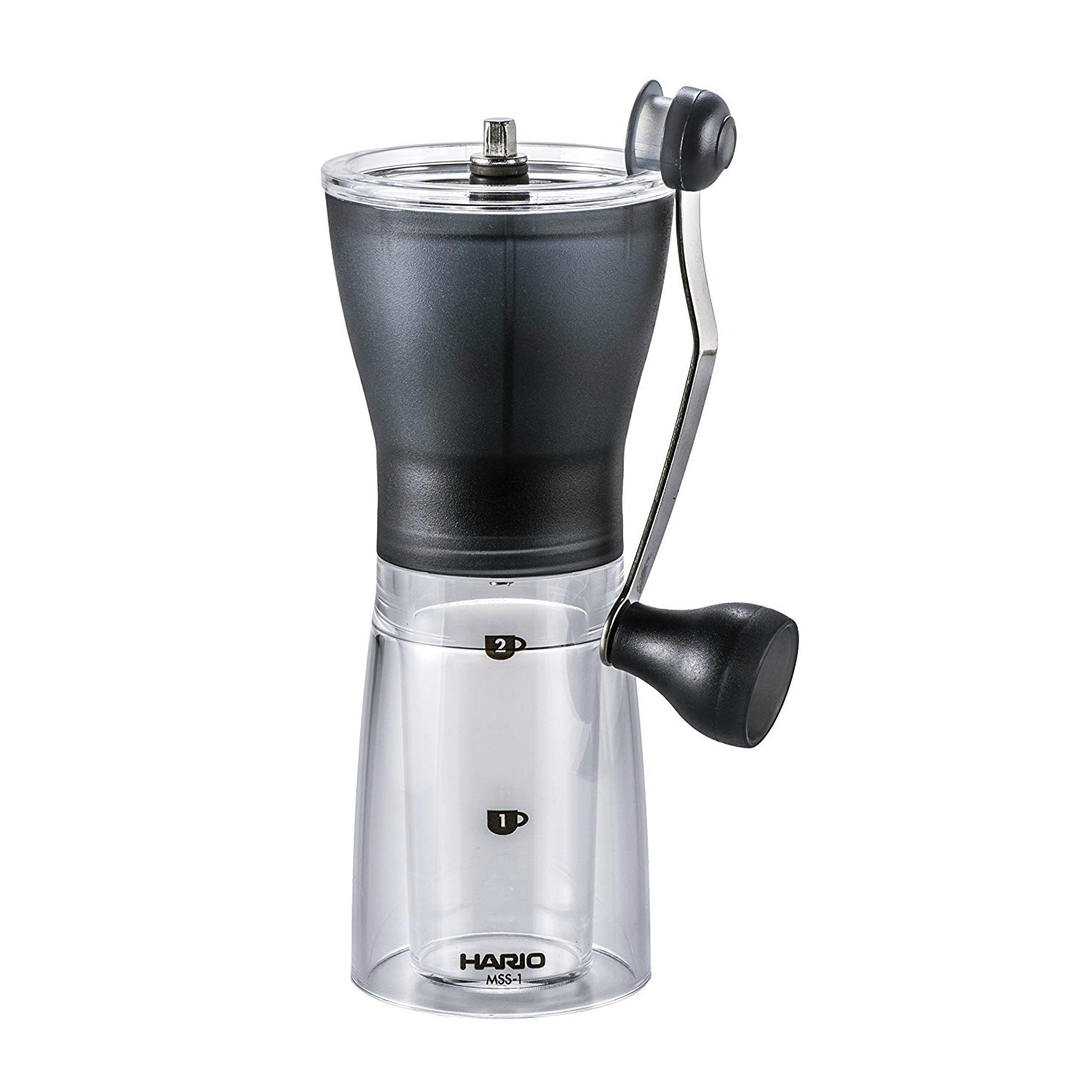 (現貨|全港免運) HARIO 24g容量 輕巧手搖/手動磨咖啡豆機 Coffee Mill Ceramic Slim MSS-1TB【平行進口】 - Premium Mall HK