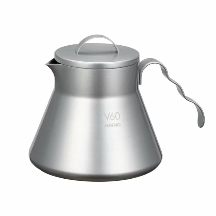 預訂|全港免運|HARIO - Outdoor系列 V60不銹鋼分享壺 V60 Metal Coffee Server 500ml (O-VCSM-50-HSV)【平行進口|約10-15工作日內寄出】 - Premium Mall HK