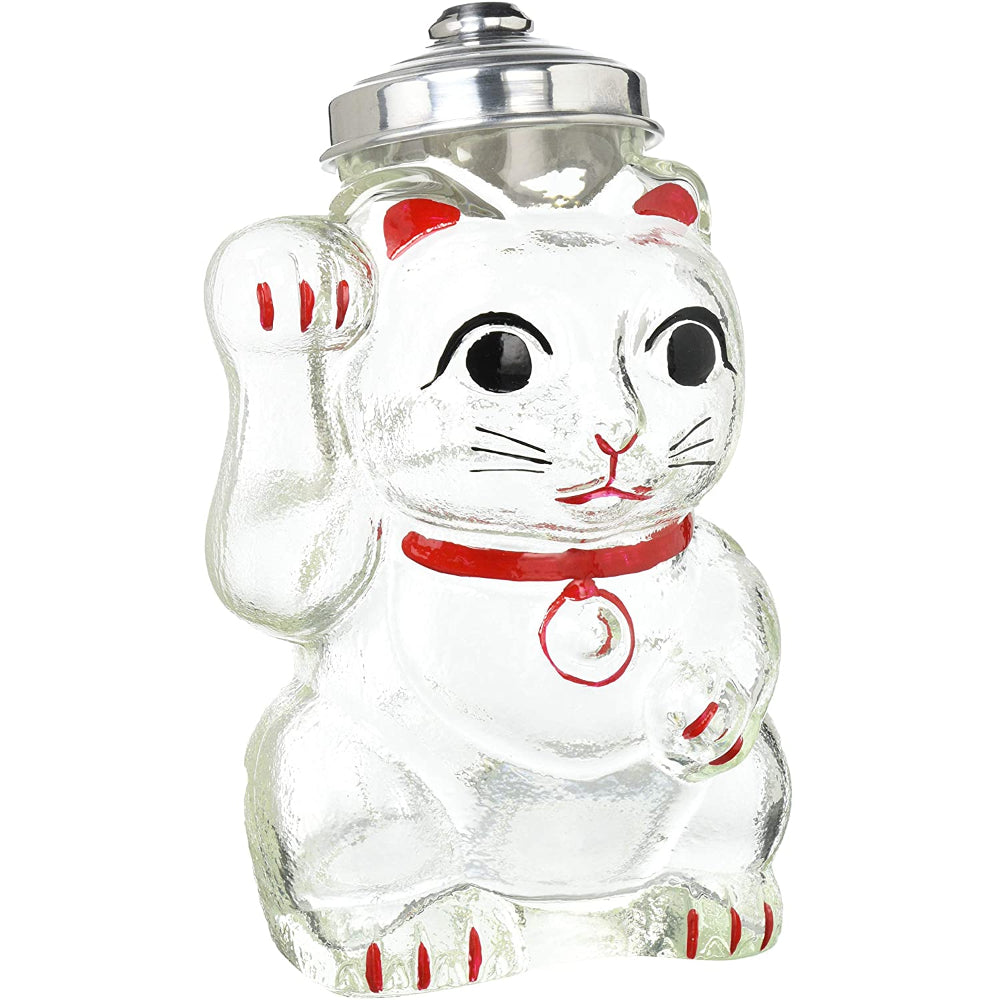 預訂|全港免運|廣田硝子 - Hirota Glass 手工吹製玻璃招財貓罐 SM-2 (大|約24.5cm高)【約10-15個工作日內寄出】