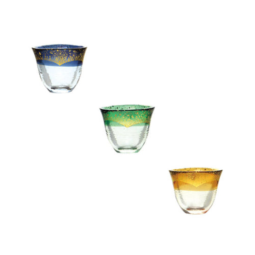 (預訂|全港免運) 日本製 東洋佐佐木 Toyo-Sasaki Glass 燗酒 金箔清酒玻璃杯 (75ml)【約10-15個工作日內寄出】
