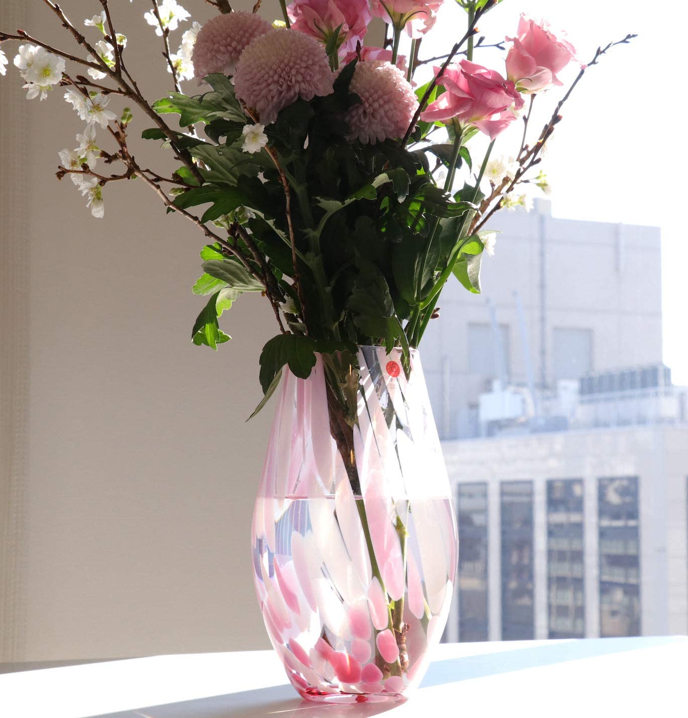 預訂|全港免運|Aderia - 津輕 日本製玻璃花瓶 春之花 Vase【約10-15個工作日內寄出】