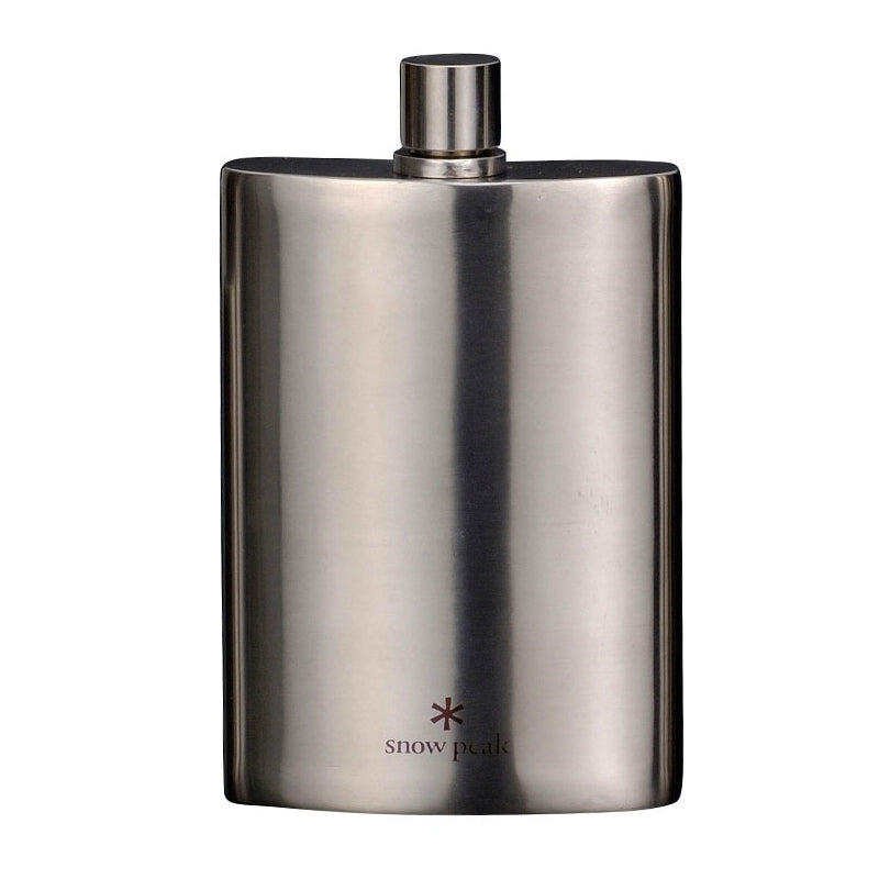 (預訂|全港免運) 日本 Snow Peak Titanium Flask M 鈦金屬方形 酒瓶/酒壺 T-012 (140ml)【約10-15個工作日內寄出】