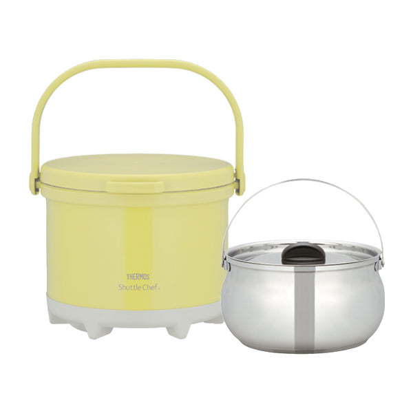 (預訂|全港免運) THERMOS 膳魔師 日本版  Shuttle Chef 有手提真空保溫調理煲 燜燒鍋 燜燒煲 3-5人用 3.0L RPE-3000【約10-15個工作日內寄出】 - Premium Mall HK