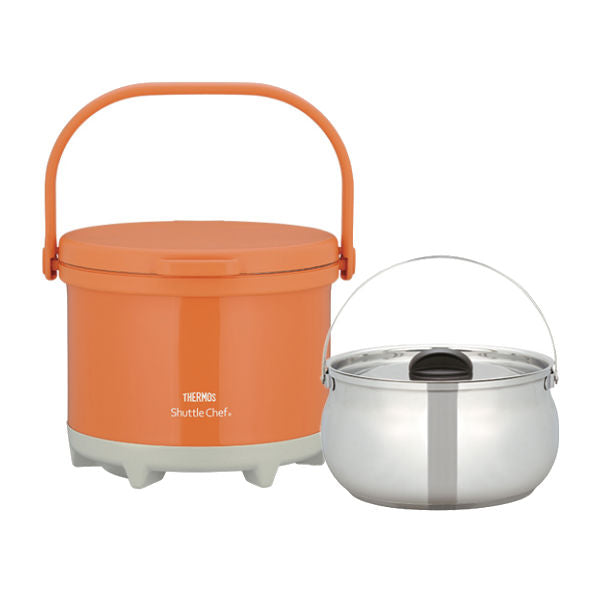 (預訂|全港免運) THERMOS 膳魔師 日本版  Shuttle Chef 有手提真空保溫調理煲 燜燒鍋 燜燒煲 3-5人用 3.0L RPE-3000【約10-15個工作日內寄出】 - Premium Mall HK