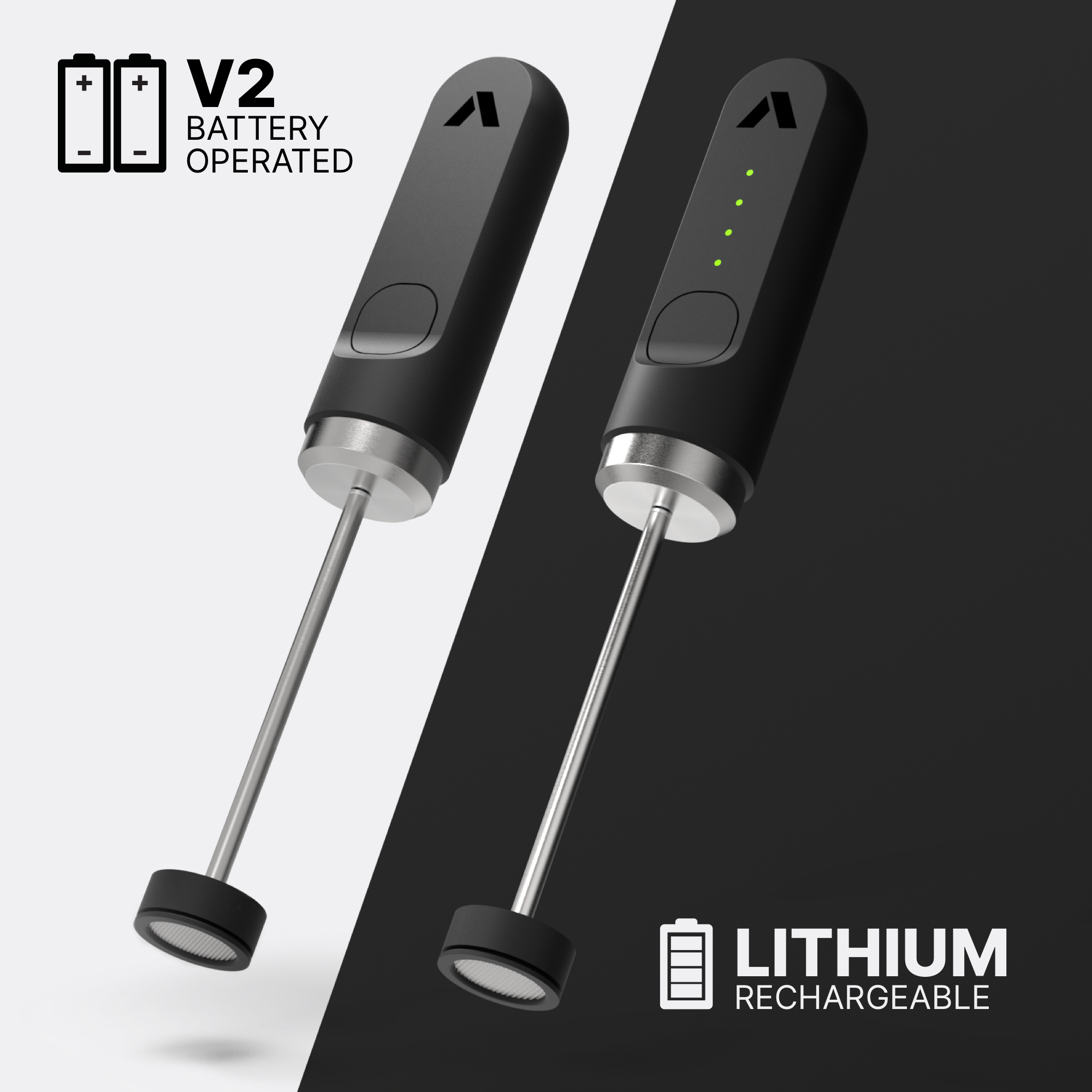 現貨|全港免運|Subminimal - NanoFoamer V2 第2代 免蒸氣拉花奶泡棒 咖啡拉花奶泡棒 打奶泡神器 (Battery Operated)