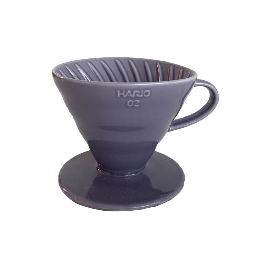 現貨|全港免運|HARIO - V60 02彩虹陶瓷咖啡濾杯 Ceramic Dripper 1-4杯 神秘紫 (VDC-02-PU)【平行進口】