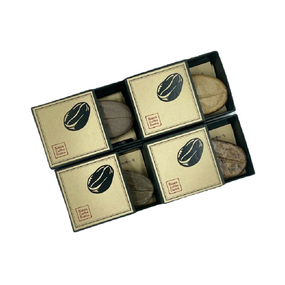 (現貨|全港免運) Little岡山 - 日本製 備前咖啡玉 胡麻バージョン|水質活潑 甜感提升 增加回甘