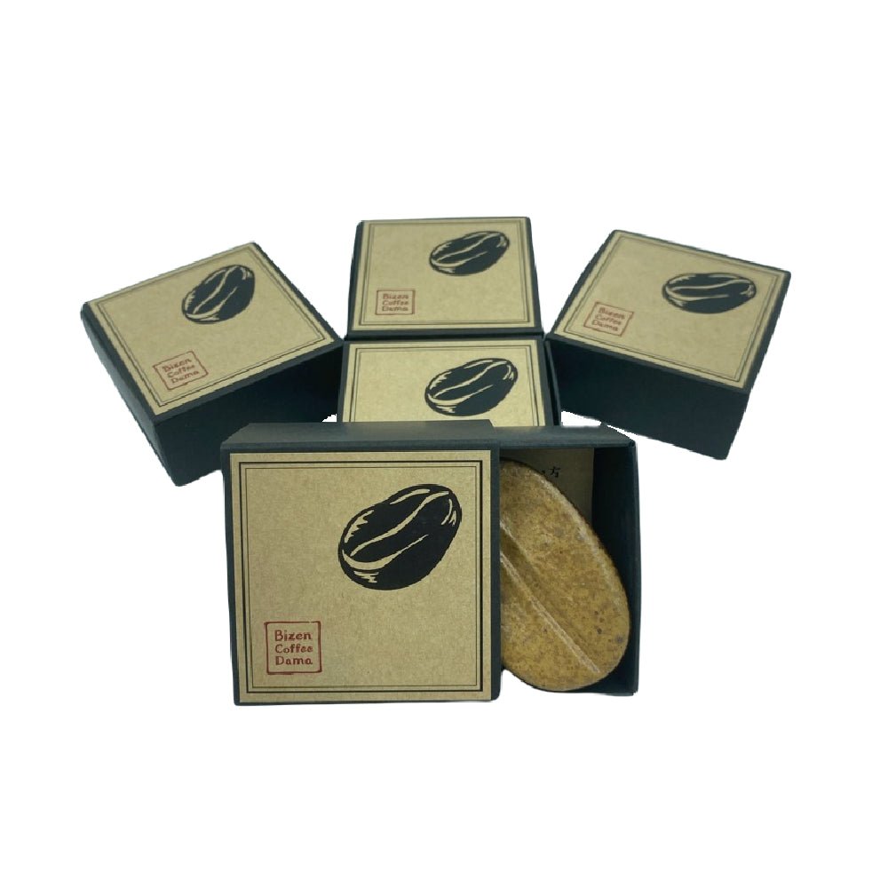 (現貨|全港免運) Little岡山 - 日本製 備前咖啡玉 胡麻バージョン|水質活潑 甜感提升 增加回甘