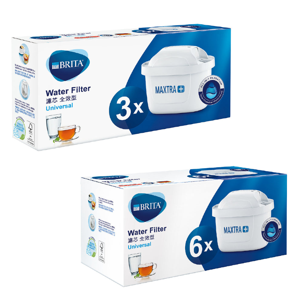 現貨|全港免運|BRITA - MAXTRA+ UNIVERSAL Water Filter 德國製 全效型濾芯 濾水壺濾芯【香港行貨】