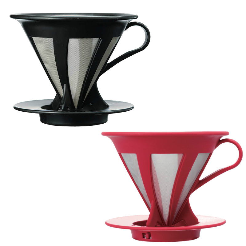 (預訂|全港免運) HARIO V60 02 免濾紙咖啡濾杯 Cafeor Dripper 1-4杯 CFOD-02【約10-15個工作日內寄出】 - Premium Mall HK