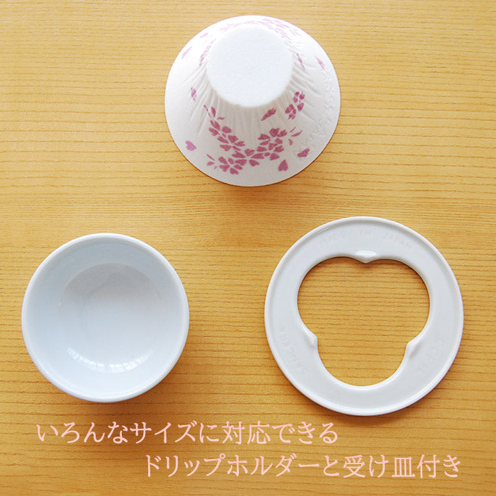 預訂優惠|全港免運|SANCERA 139 - COFIL fuji SAKURA 櫻花富士山濾杯 2022春限定 陶瓷免濾紙咖啡濾杯 (*購買前請先看注意事項*)【約4月中旬寄出】