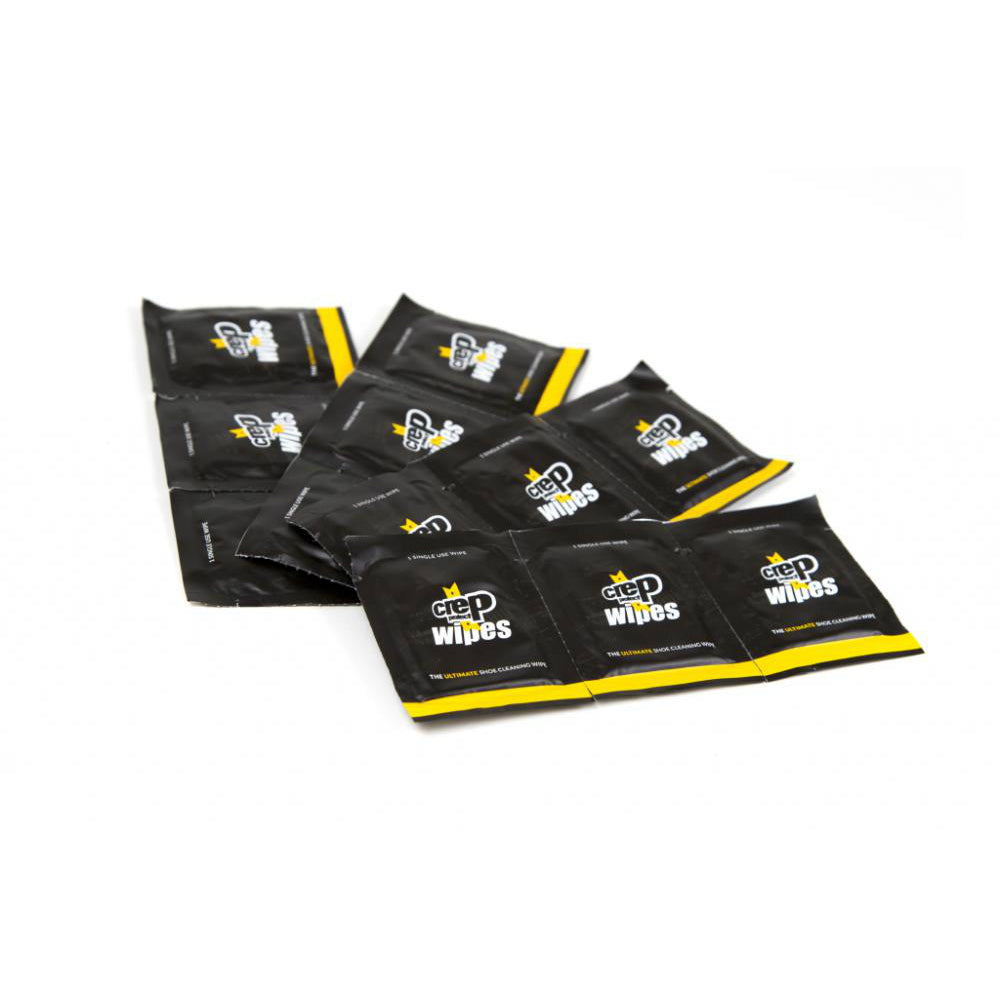 (現貨|全港免運) 英國 Crep Protect Wipes 抹鞋用/波鞋簡易清潔 濕紙巾 鐵盒包裝 (1盒 12張) - Premium Mall HK