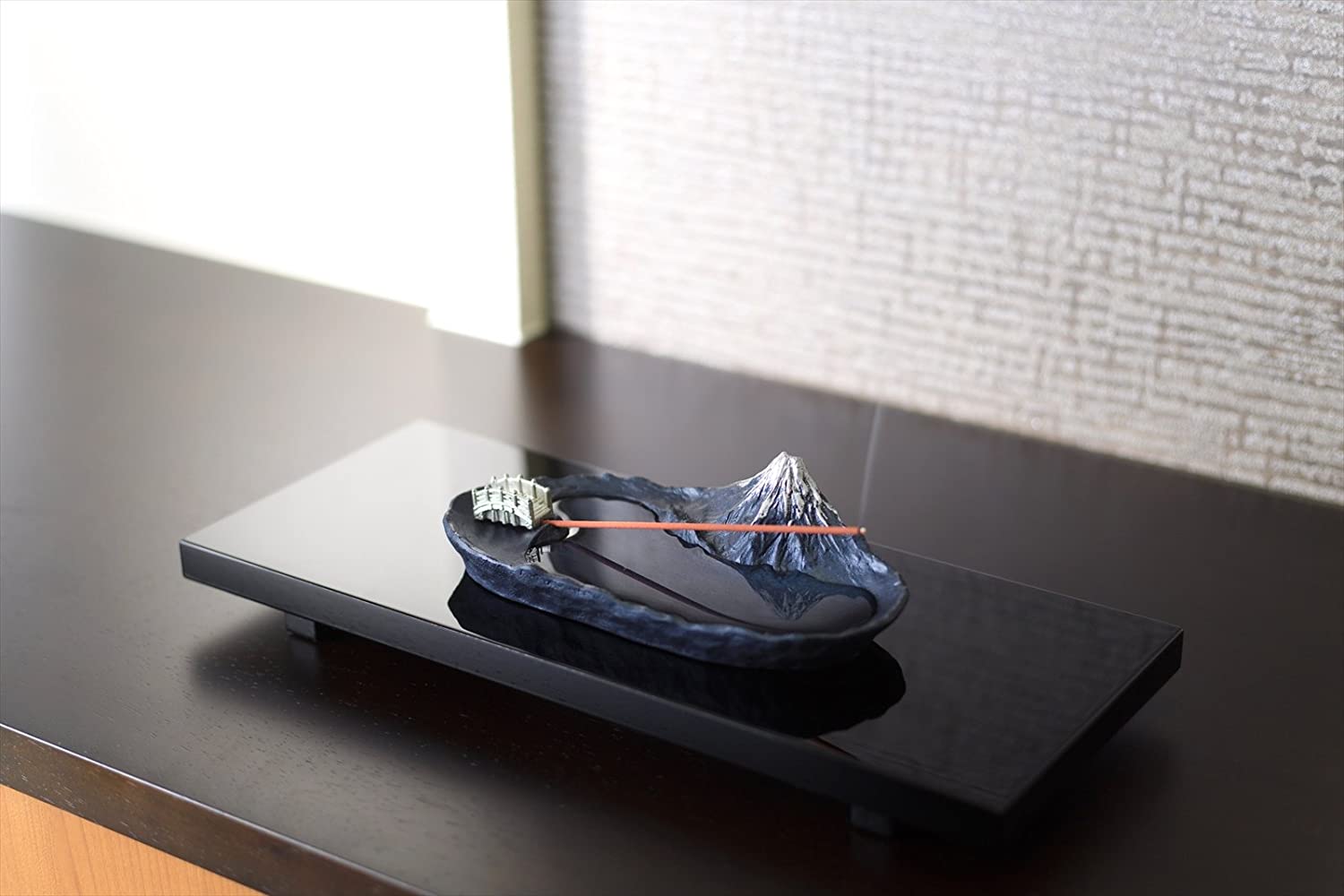 預訂|全港免運 |銀雅堂 - 富士山造型線香座 將富士山倒映在湖面【約15-20個工作日內寄出】 - Premium Mall HK