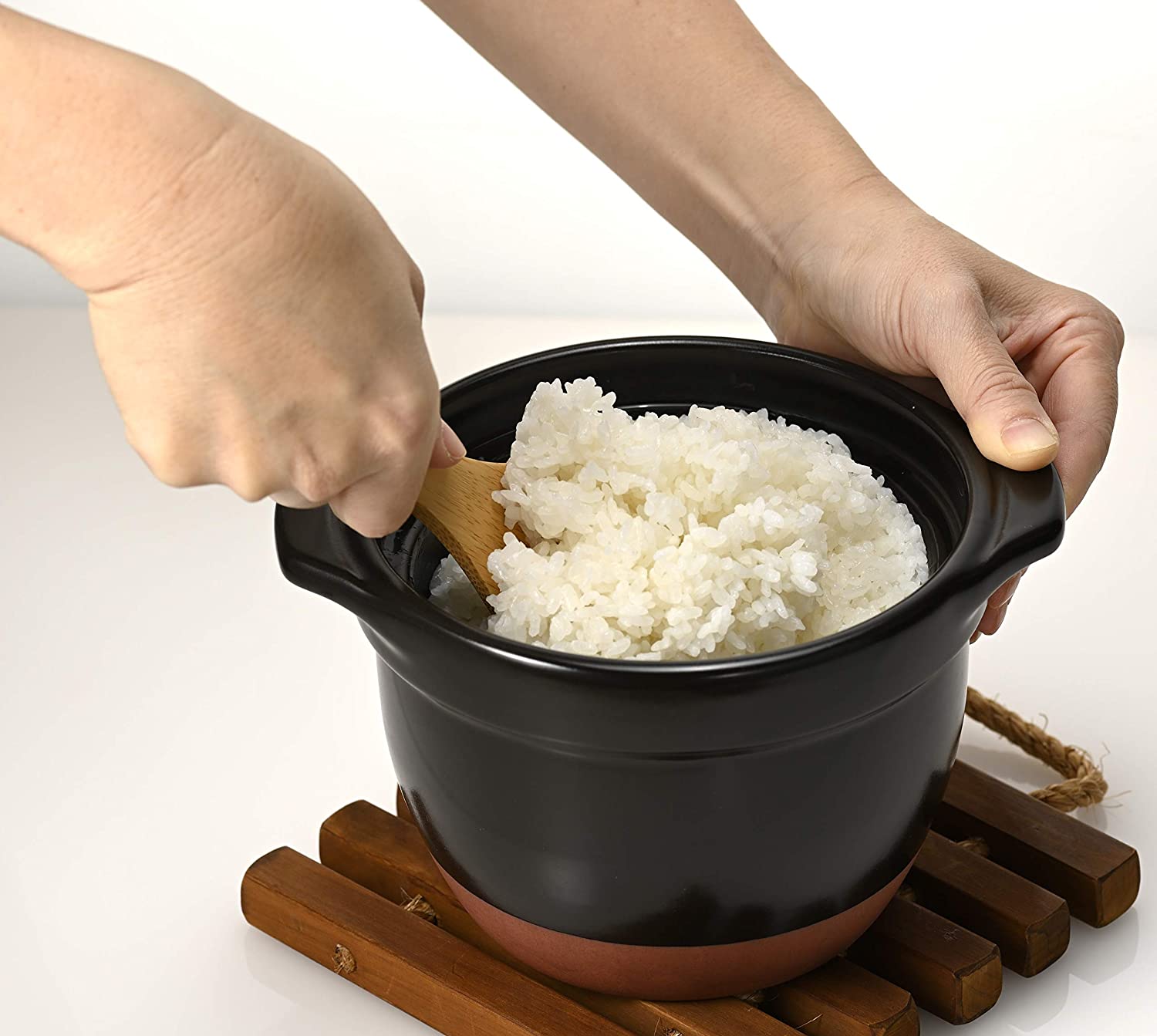 預訂|全港免運| Hario - 飯鍋飯煲 GOHANGAMA Glass Lid Rice Cooker 萬古燒蛋形飯釜 GNR-150-B/GNR-200-B【平行進口|約10-15個工作日內寄出】