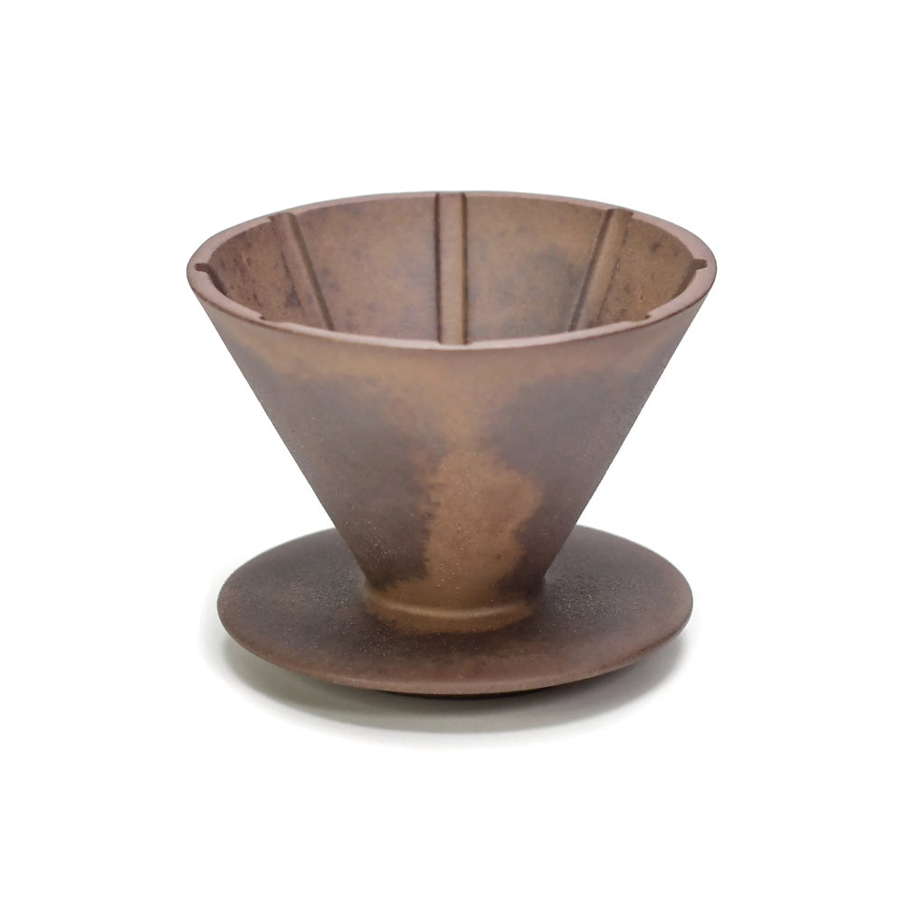 現貨|全港免運|陶作坊 - 簡嘉程-+x Aurli奧利 聯乘濾杯款 老岩泥谷濾杯手沖咖啡濾杯 Groove Coffee Dripper (1-2人份)