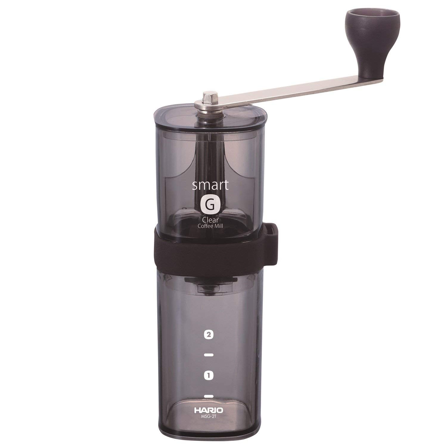 (預訂|全港免運) HARIO 24g容量 SMART-G 便利手搖/手動磨咖啡豆機 Coffee Mill MSG-2【約10-15個工作日內寄出】 - Premium Mall HK